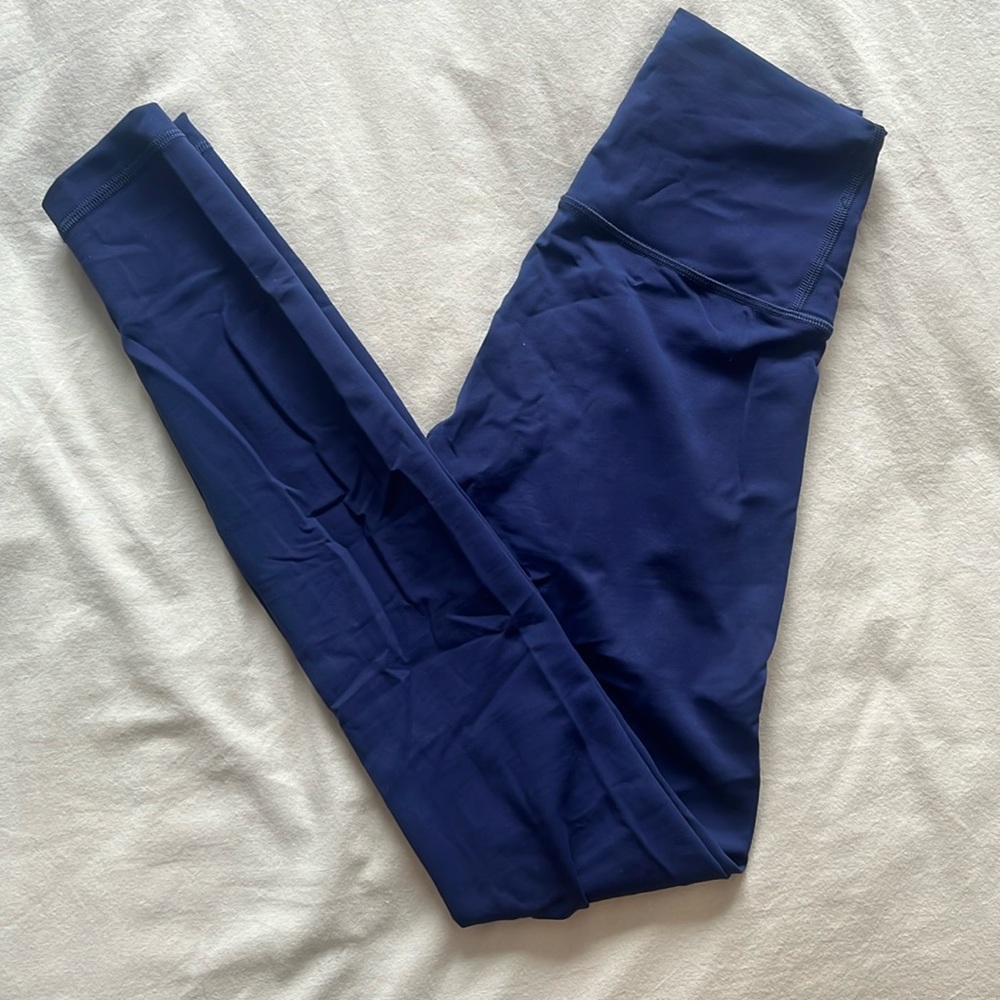 Lululemon Wunder Train Leggings 28” inseam - Night Sea Colour